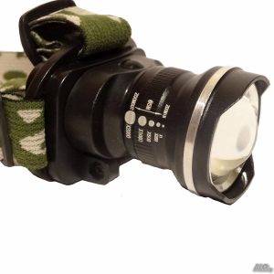 CREE Q5 LED-es csepp- és porálló akkumulátoros fejlámpa - hálózatról és szivargyújtóról is tölthető (BBL) - Image 6