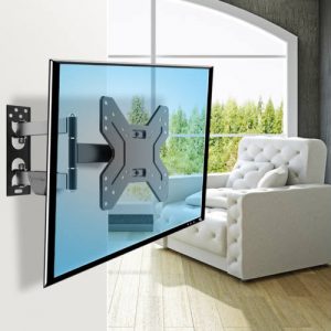 Falra rögzíthető, kihajtható és forgatható TV tartó konzol, 14-42 méretű TV-hez - 18 kg teherbírás (THM) - Image 2