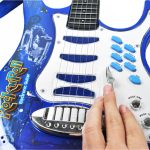 Rock’n’Roll gitár mikrofon+állvány erősítő készlet – kék 7