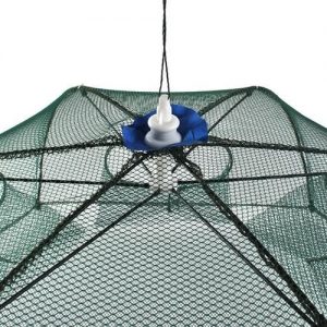 Automatikusan kinyíló, strapabíró csalihal illetve törpeharcsa csapda sűrűn fonott hálóból - 90 x 90 x 35 cm (BBL) - Image 4