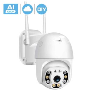 Telefonról vezérelhető PTZ01 WIFI-s biztonsági kamera - mozgásérzékelős, 360°-ban forgatható, időjárásálló - fehér (BBV) (BBD) - Image 6