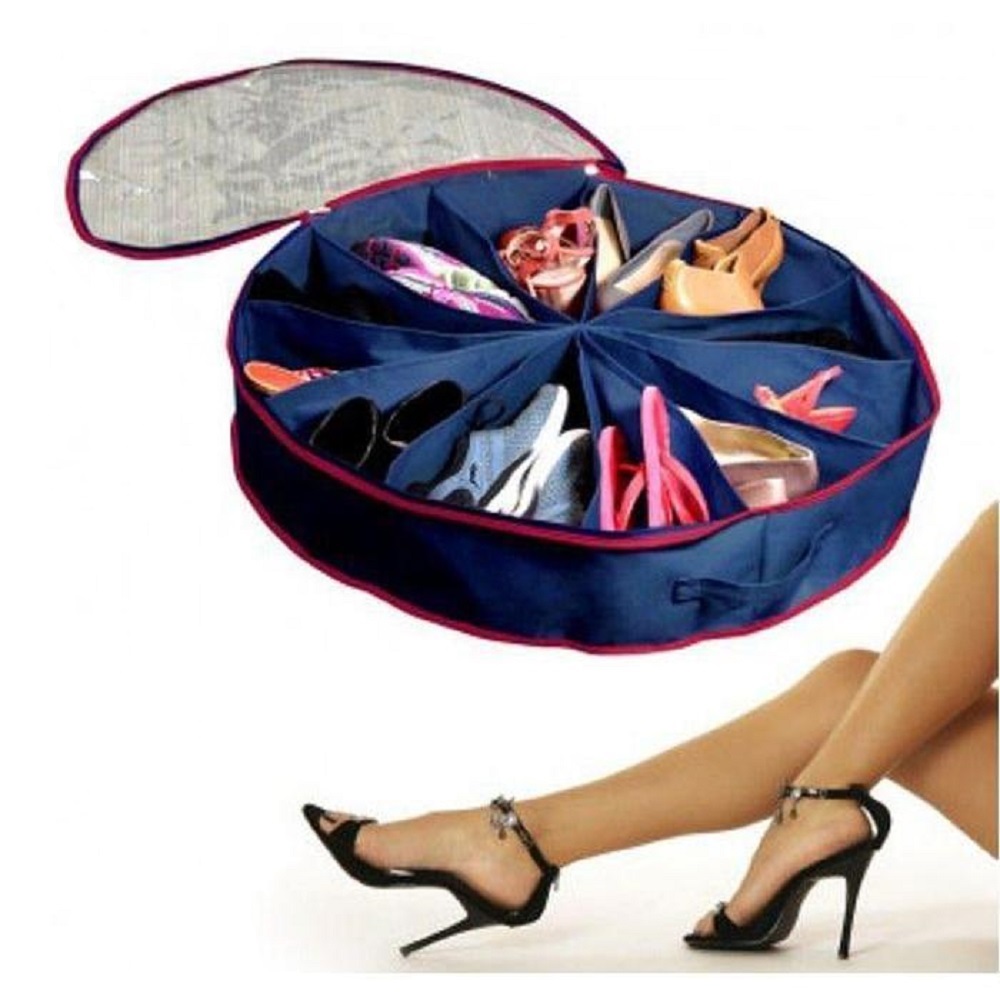 Kompakt méretű, hordozható – helytakarékos cipő- és ruharendező 12 darab rekesszel (BBM)