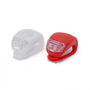 2 db-os LED-es kerékpár lámpa szett szilikon borítással (BBL) (BBV) - Image 12