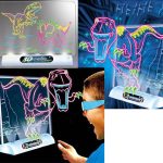 Mágikus világító 3D-s rajztábla gyermekeknek (BB9141) (2)