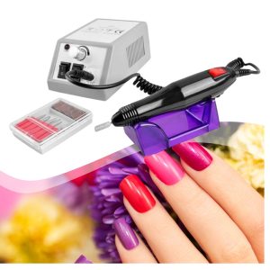 Professzionális körömcsiszoló gép + 12 db-os kiegészítő szett (BBV) (FX) - Image 1
