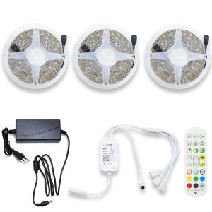 15 méteres Wifi-s RGB LED szalag szett - telefonnal illetve távirányítóval is vezérelhető (BBV) - Image 5