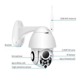 Onvif wifi IP kültéri térfigyelő kamera (BBV) - Image 4