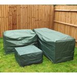 Zöld védőtakaró kerti bútorokra- kerti pad takaró ponyva – 160x77x75cm (BB13351) ff