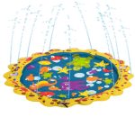 színes szökőkút szőnyeg gyerekeknek, pancsolójáték – 100 cm