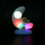 Holdacska alakú éjjeli lámpa babáknak és kisgyermekeknek f1