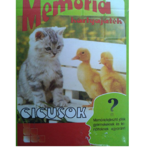 Memóriafejlesztő kártya – cicusok (FX) (BBKM) - Image 1