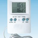 Digitális hőmérő bel- és kültéri hőmérséklet mérésére 1