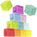 Készségfejlesztő szilikon kocka készlet – számoló és építő játék (BB11402) (11)