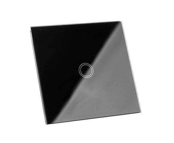 Modern, érintőképernyős lámpakapcsoló – fekete (BB-12259) (2)