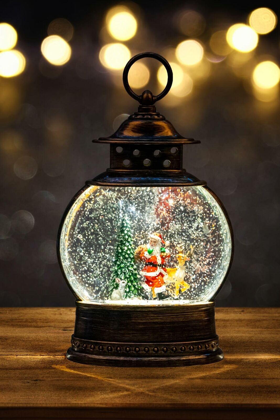 Óriás méretű zenélő és világító hógömb – felakasztható karácsonyi lámpás (7)