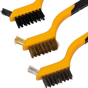 3 db-os drótkefe szett - réz acél és nylon szálas kefékkel (BBL) - Image 2
