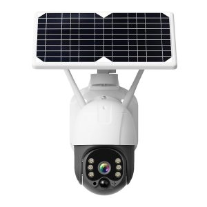 Időjárásálló, napelemes biztonsági kamera - 4G 1080p újratölthető akkumulátoros kamera éjszakai látással, kétirányú PTZ (BBV) - Image 1