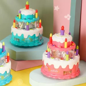 Világító és zenélő játék szülinapi torta gyerekeknek (BBJ) - Image 3