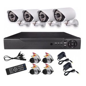 AHD komplett biztonsági kamera rendszer központi egységgel és 4 db Full HD 1080p éjjellátó kamerával  (BBV) - Image 1