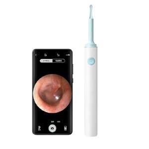 Vezeték nélküli endoszkópos fültisztító készülék - WiFi-s otoszkóp cserélhető szilikon fejekkel (THM) (BBD) - Image 1