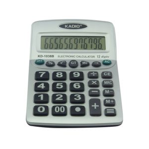 KADIO KD-1038B hagyományos számológép nagy kijelzővel - 12 számjegyes (BBL) - Image 2
