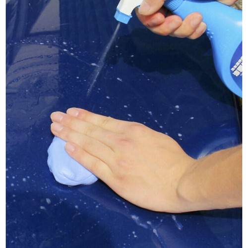Puha és rugalmas anyagú autó tisztító gyurma – 9 cm x 6,5 cm x 1,5 cm, kék (BB-20761) (12)