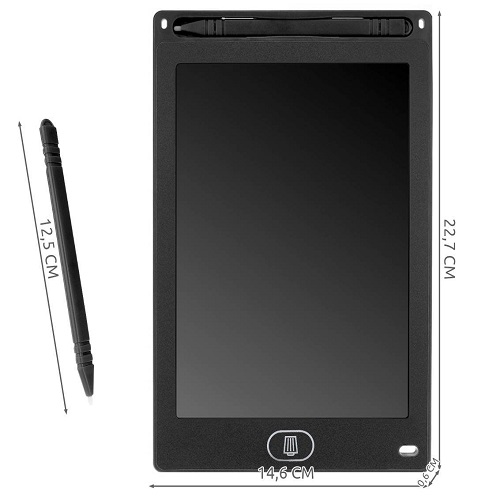 Ultravékony, strapabíró LCD rajztábla, írótábla 8.5 méret, hozzá tartozó tollal (BB-8965) (11)