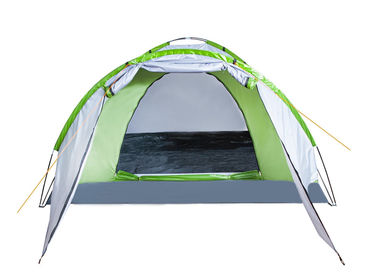 4 személyes tágas, vízálló kemping turista sátor – előtetővel, szúnyoghálóval és szellőzőrendszerrel (BB-10119) (11)