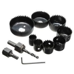 11 részes lyukfűrész készlet műanyag bőröndben - fához, fémhez, műanyaghoz - 19-64 mm (BBL) - Image 8