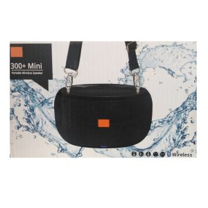 300+ mini - vízálló, vállra akasztható, telefontartós Bluetooth hangszóró 500 mAh akkumulátorral és 10 méteres hatótávolsággal - 5 W (BBM) - Image 1