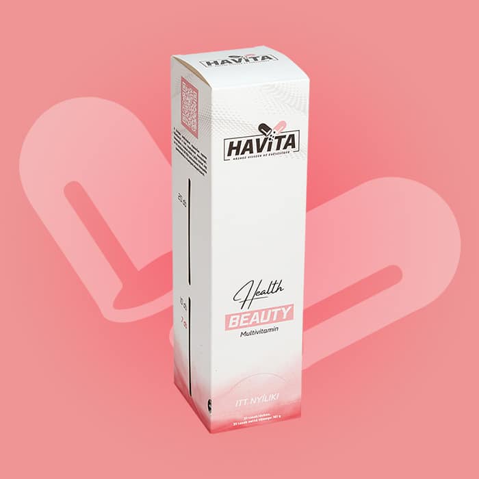 Havita Health Beauty multivitamincsomag – szépségvitamin hölgyeknek, 31×7 vitamin3