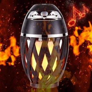 Fáklya alakú Bluetooth hangszóró valósághű láng effekttel - por- és vízálló, akkumulátoros (BBV) - Image 7