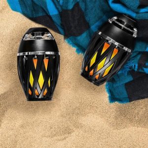 Fáklya alakú Bluetooth hangszóró valósághű láng effekttel - por- és vízálló, akkumulátoros (BBV) - Image 3