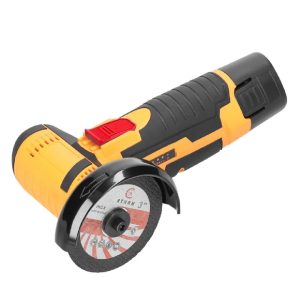 Vezeték nélküli, elektromos sarokcsiszoló ergonomikus kialakítással és 2 akkumulátorral - 0-350/0-1350rpm forgási sebesség M-9013 (FX) (BBL) ( BBD) (BBJH) - Image 1