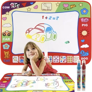 XL maszat mentes, vízes kifestő szőnyeg gyerekeknek - 80 x 60 cm (BBJ) - Image 1