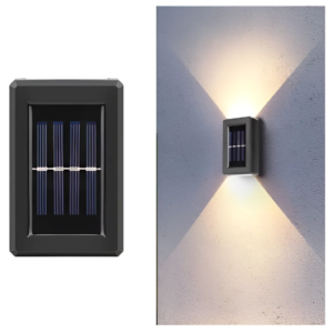 Mozgásérzékelős SOLAR napelemes fali lámpa - 1 db - melegfehér (BBV) - Image 1