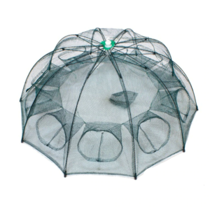 Automatikusan kinyíló, strapabíró csalihal illetve törpeharcsa csapda sűrűn fonott hálóból - 90 x 90 x 35 cm (BBL) - Image 10