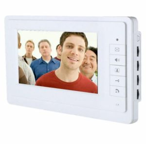 Vezetékes 7″színes kijelzős otthoni kaputelefon rendszer HD kamera, LCD képernyő, videó és hang (BBV) - Image 2