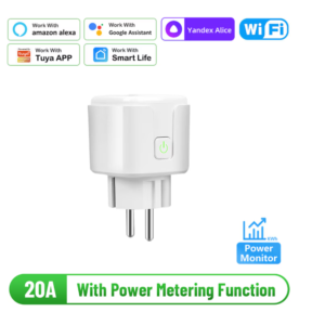 WiFi smart aljzat - Alexa, Google Home és SmartThings Kompatibilis, Energiafogyasztás méréssel - 16A (BBV) - Image 11