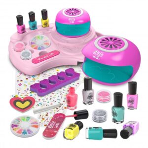 Kreatív Nail Art Stúdió játék szárítóval és fényeffektussal, rengeteg kiegészítővel – alkosd meg legszebb köröm dizájnod otthon! (BBJ) - Image 13