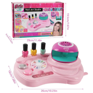 Kreatív Nail Art Stúdió játék szárítóval és fényeffektussal, rengeteg kiegészítővel – alkosd meg legszebb köröm dizájnod otthon! (BBJ) - Image 12