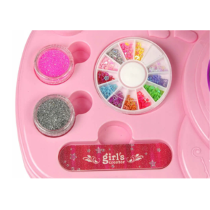 Kreatív Nail Art Stúdió játék szárítóval és fényeffektussal, rengeteg kiegészítővel – alkosd meg legszebb köröm dizájnod otthon! (BBJ) - Image 11