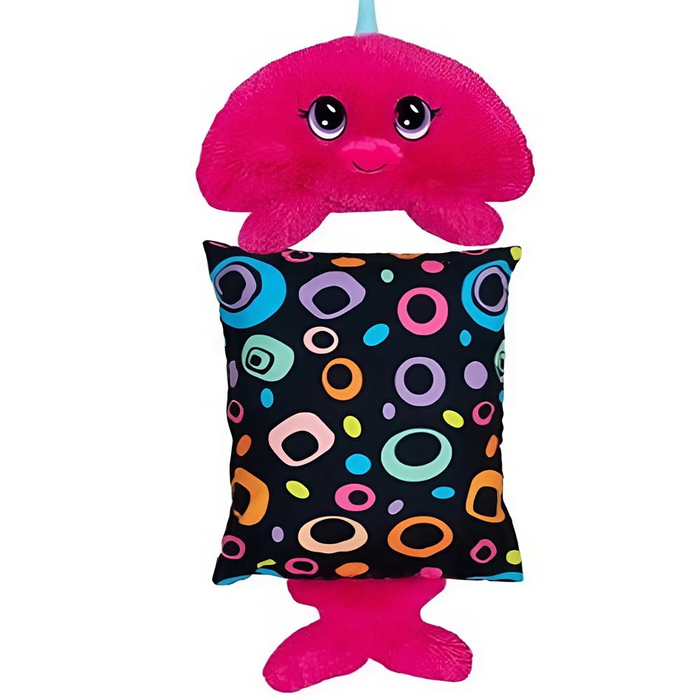 Fluffaluff halacska pets ultra puha szunyókáló plüss párna – tökéletes ölelhető alvópárna gyermekeknek (BBM) 4