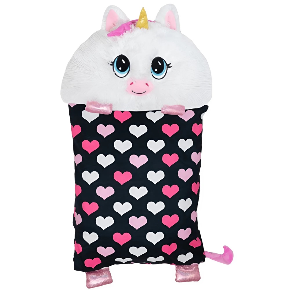 Fluffaluff unikornis pets ultra puha szunyókáló plüss párna – tökéletes ölelhető alvópárna gyermekeknek (BBM) 9