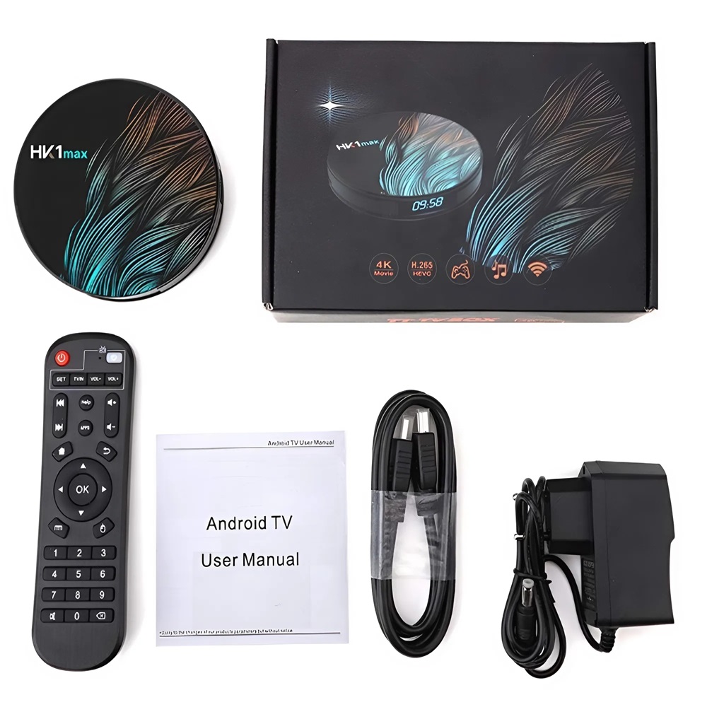 HK1 Max Smart Ultra HD TV Box – 8K Android 9.0 TV Okosító, 4GB RAM, 64GB ROM (BBV) 2