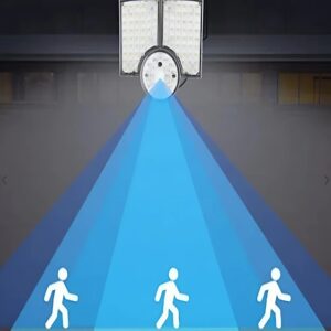 Állítható fejes kültéri napelemes mozgásérzékelős lámpa – energiahatékony és időjárásálló világítás (BBL) (BBJH) - Image 4
