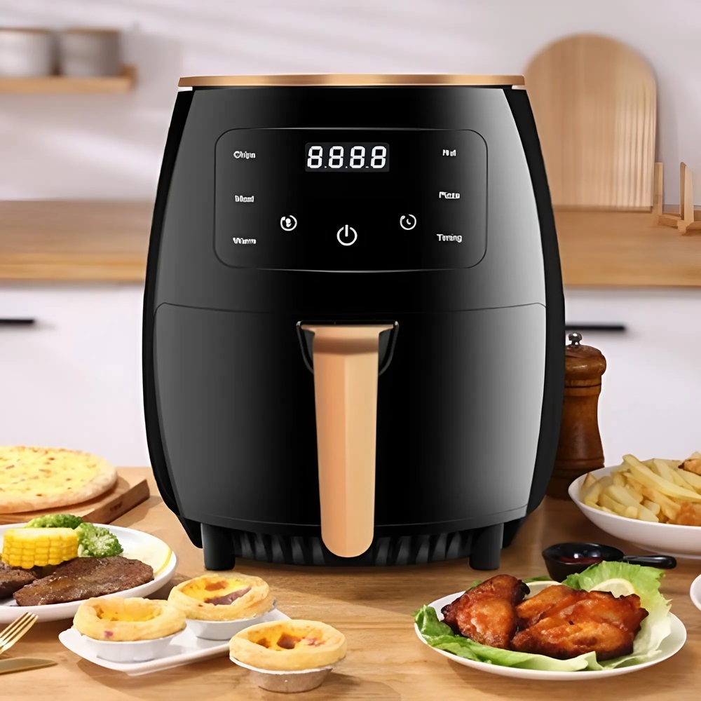 KIMIYO_6L_LCD_kijelzős_Air_Fryer_nagy_kapacitású,_egészséges_olajmentes_sütéshez_(G)_2