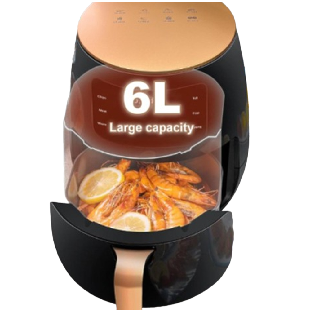KIMIYO_6L_LCD_kijelzős_Air_Fryer_nagy_kapacitású,_egészséges_olajmentes_sütéshez_(G)_3