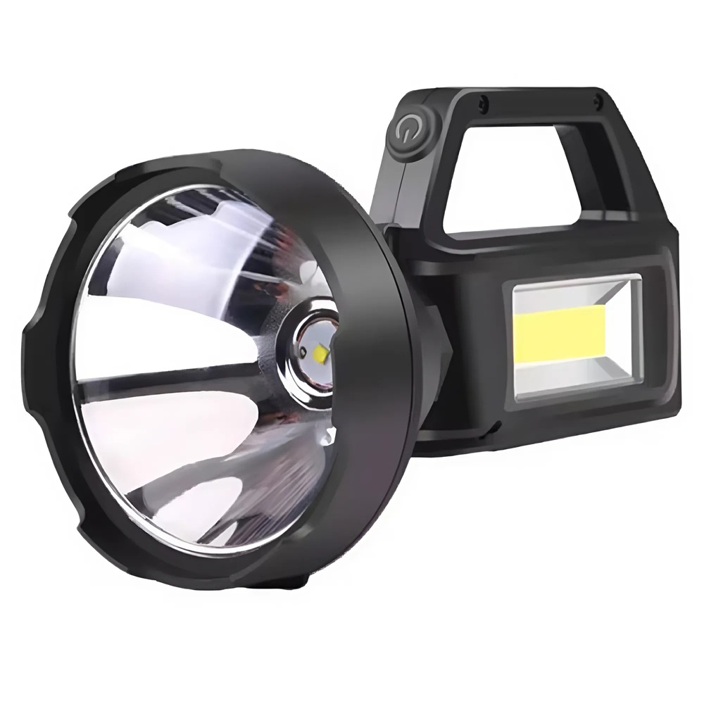 XXL_napenergiás_kézi_lámpa_20W_1200_lumen_fényerő,_20000mAh_akkumulátor,_hideg_fehér_LED_&_COB_technológia8