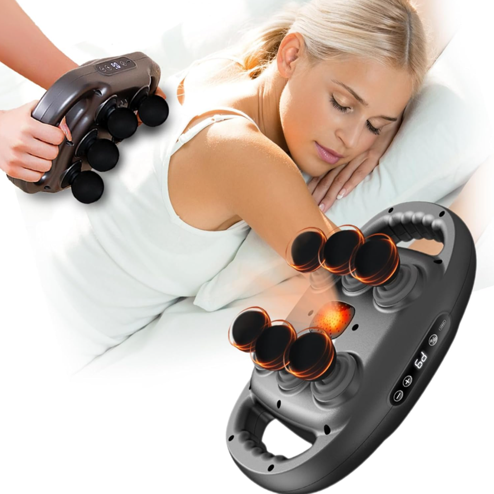 Masszázspisztoly_6_fejjel_állítható_intenzitás_izomlazításhoz_és_regenerációhoz_S2_fehér_színben_BBM_1